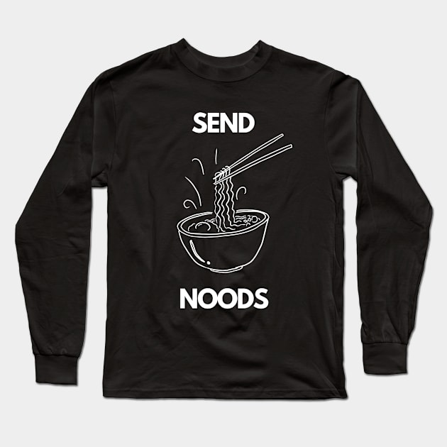 send noods Long Sleeve T-Shirt by hichamArt